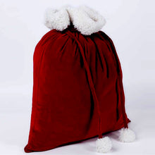 Load image into Gallery viewer, Velvet Santa Sack