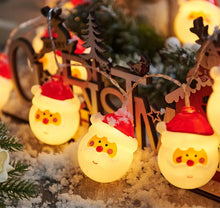 Load image into Gallery viewer, Santa string lights