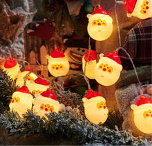 Load image into Gallery viewer, Santa string lights