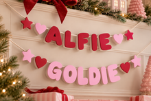 Load image into Gallery viewer, Personalised Christmas Name Garland 💗
