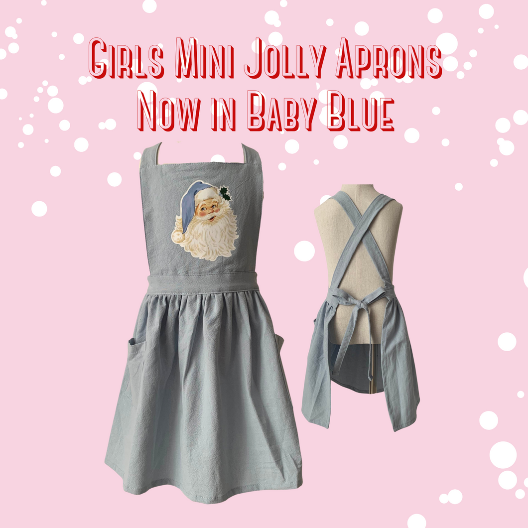 Jolly Mini Apron - Baby Blue